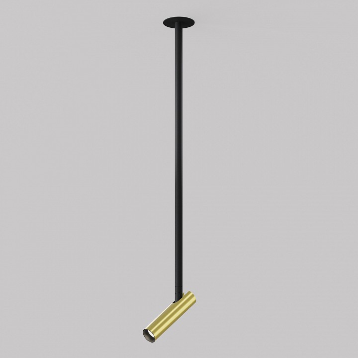 Встраиваемый светильник на штанге maytoni technical focus t p141rs-l125-6w4k-bbs