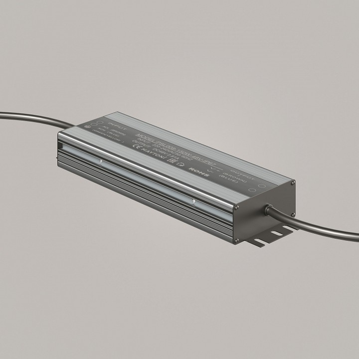 Блок питания с проводом maytoni technical power supply magnetic psl008-150w-48v-ip67