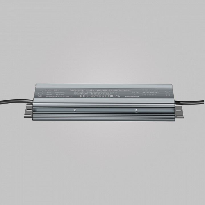 Блок питания с проводом maytoni technical power supply magnetic psl008-300w-48v-ip67