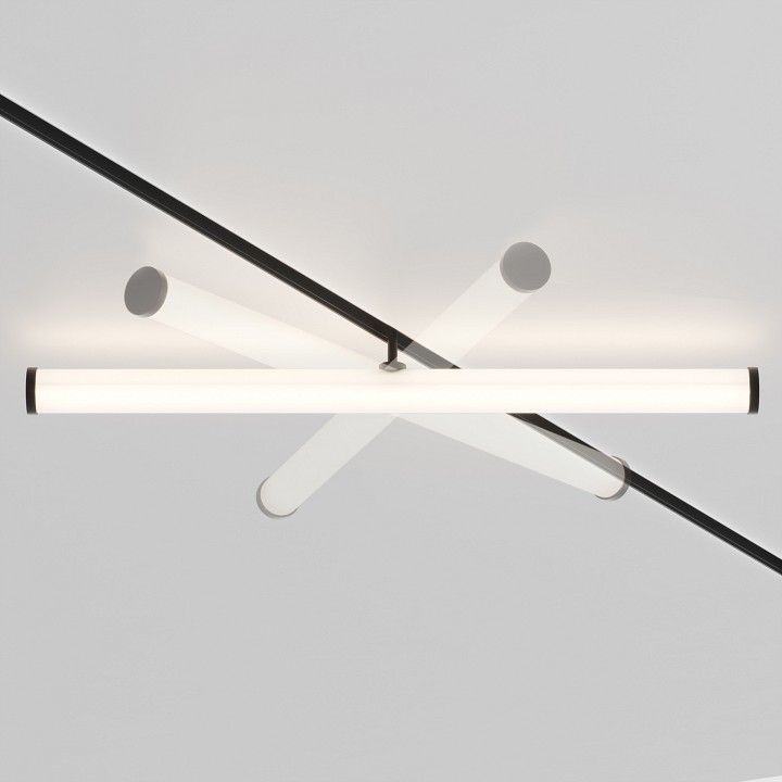 Светильник на штанге maytoni technical larc tr086-2-25w4k-b