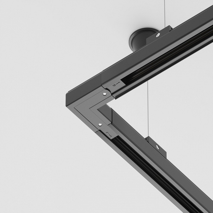 Соединитель угловой l-образный для треков maytoni technical accessorises tra005cl-31b-r