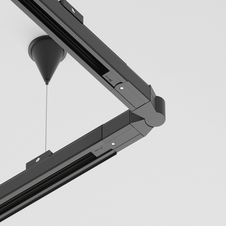 Соединитель угловой l-образный для треков maytoni technical accessorises tra005cs-31b