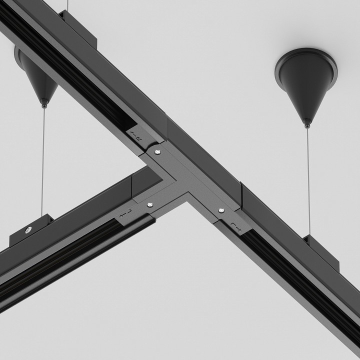 Соединитель t-образный для треков maytoni technical accessorises tra005ct-31b-l