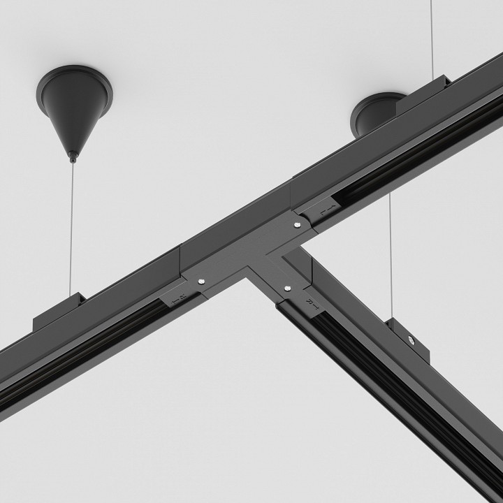Соединитель t-образный для треков maytoni technical accessorises tra005ct-31b-r