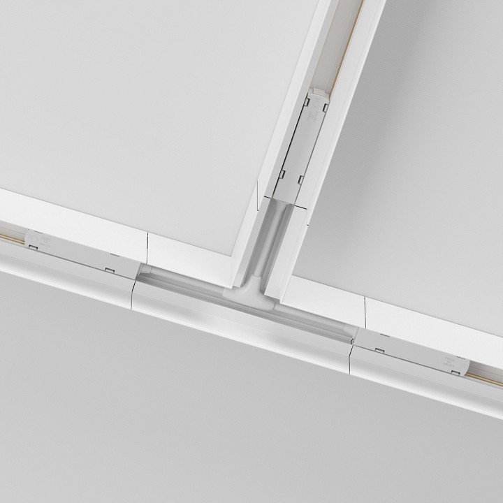 Соединитель t-образный для треков накладных maytoni technical accessories for tracks gravity tra010ct-41w