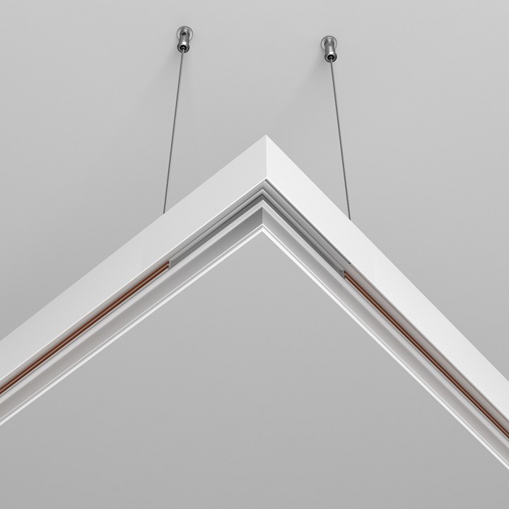 Соединитель угловой l-образный для треков накладных maytoni technical accessories for tracks exility tra034hcl-41w