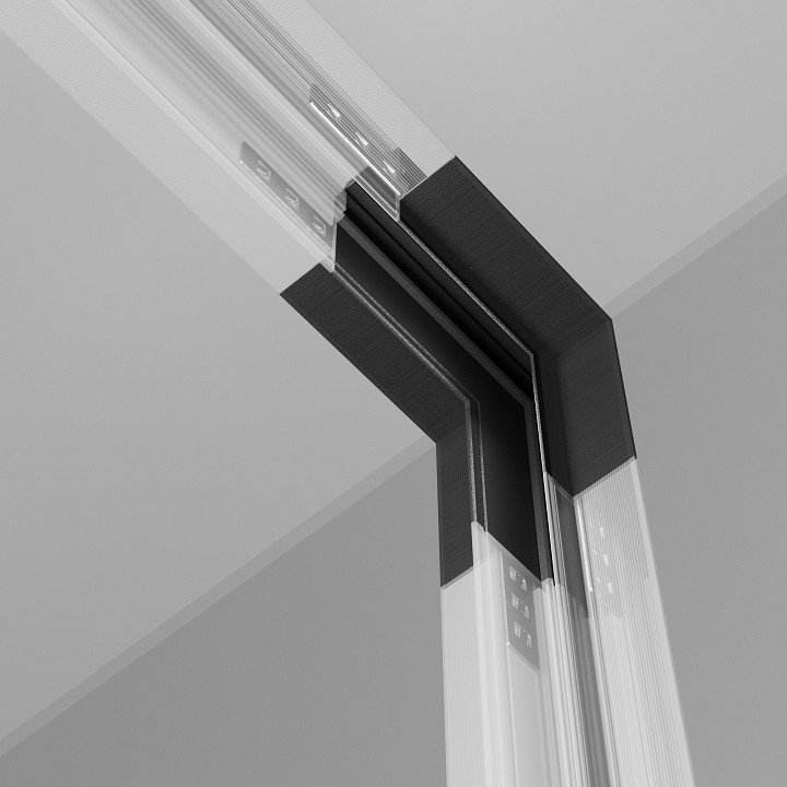 Соединитель угловой внутренний для треков встраиваемых maytoni technical accessories for tracks exility tra034icl-42.12b