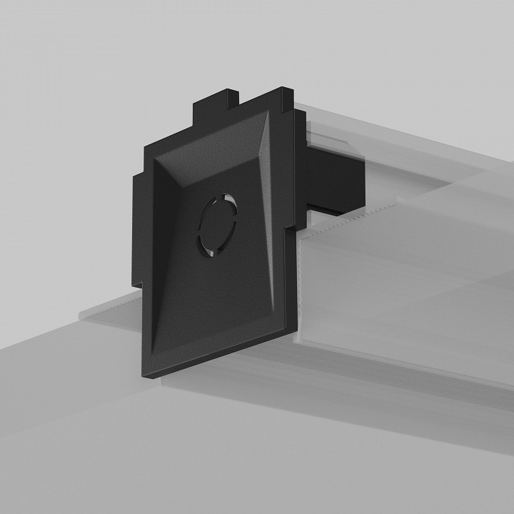 Заглушка для трека maytoni technical accessories for tracks radity tra084ec-12b