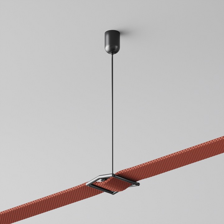 Подвес для треков-ремней maytoni technical accessories for system parity tra130sw-b