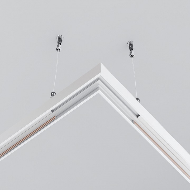 Соединитель угловой l-образный для треков накладных maytoni technical accessories for tracks exility tram034cl-41w