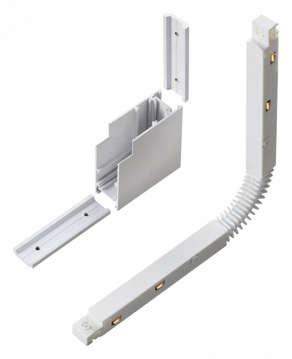 Соединитель угловой внутренний для треков накладных novotech flum 135123