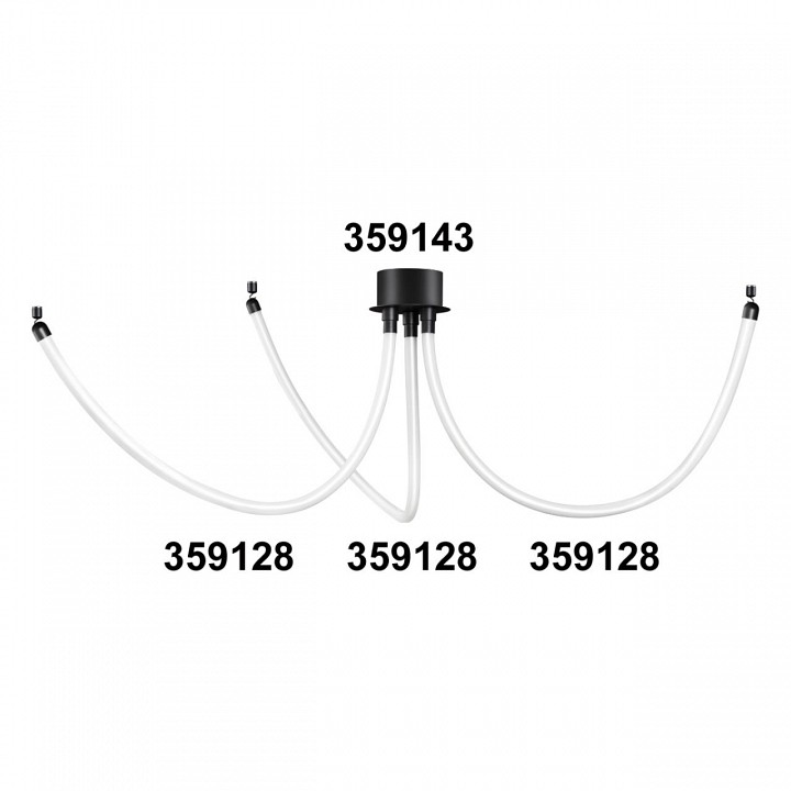 Подвесной светильник novotech ramo 359128