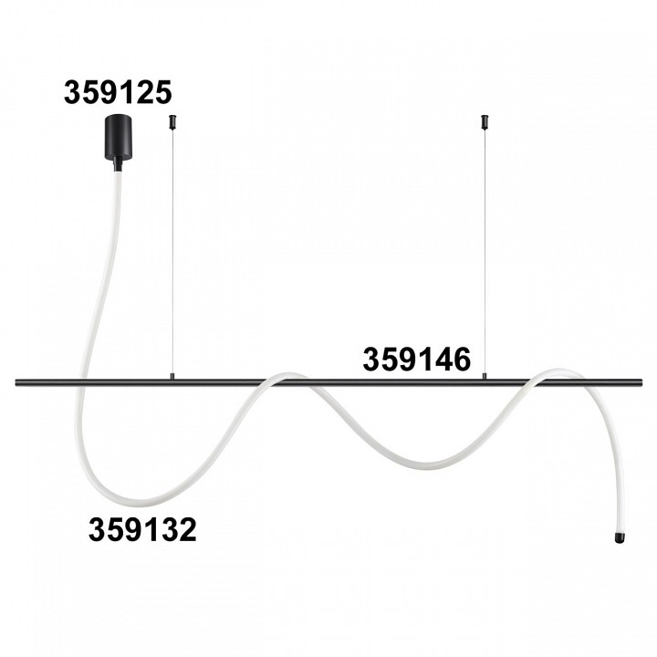 Подвесной светильник novotech ramo 359132