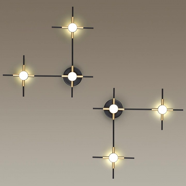 Накладной светильник odeon light costella 3906/9wl