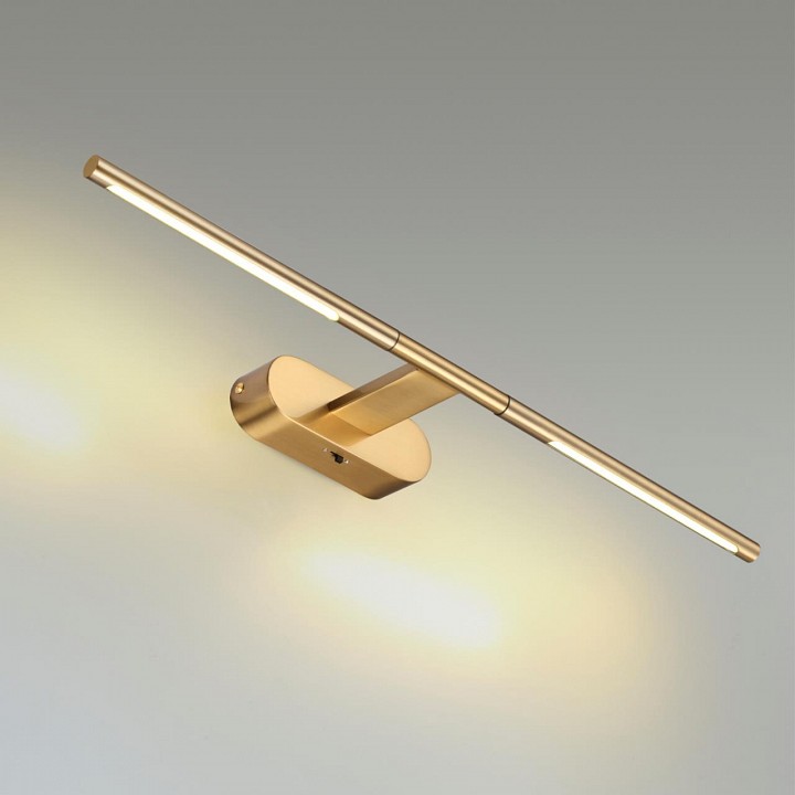 Подсветка для картины odeon light aledo 6635/7wl