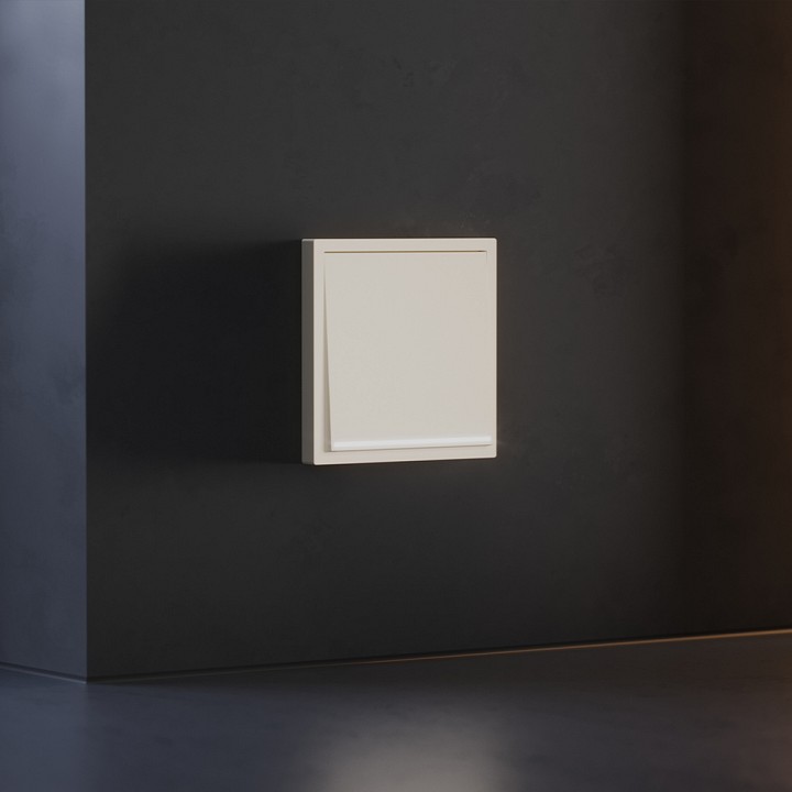 Клавиша для выключателя одноклавишного c подсветкой voltum s70 vls000213