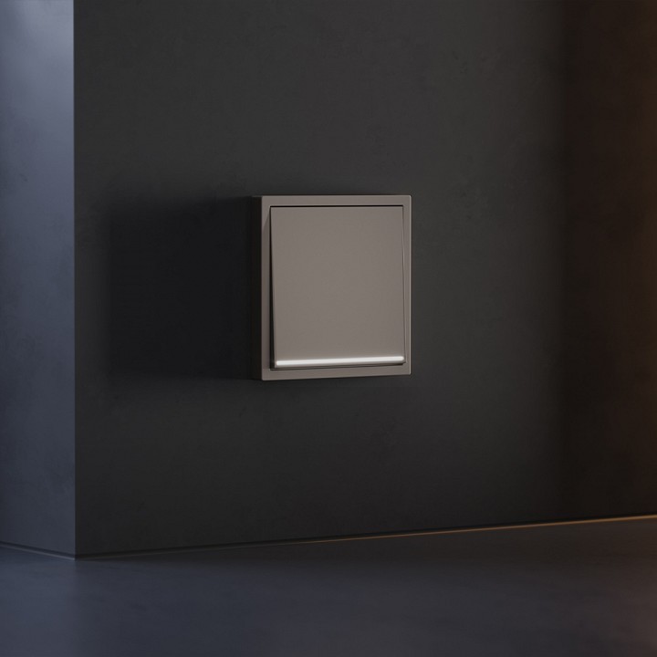 Клавиша для выключателя одноклавишного c подсветкой voltum s70 vls000214