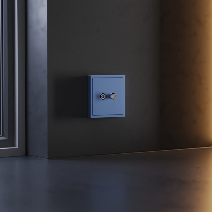 Накладка для тв-розетки и sat-розетки voltum s70 vls001615