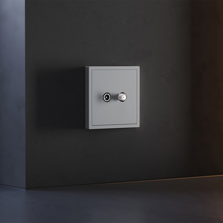 Накладка для тв-розетки и sat-розетки voltum s70 vls001616