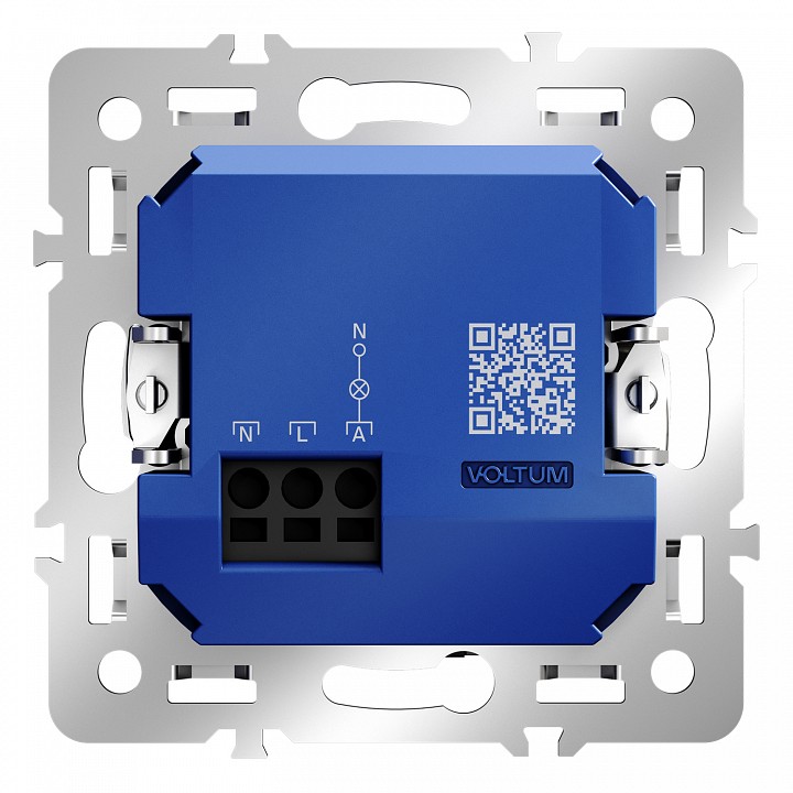 Механизм для электронных карточных выключателей без рамки voltum s70 vls0107m