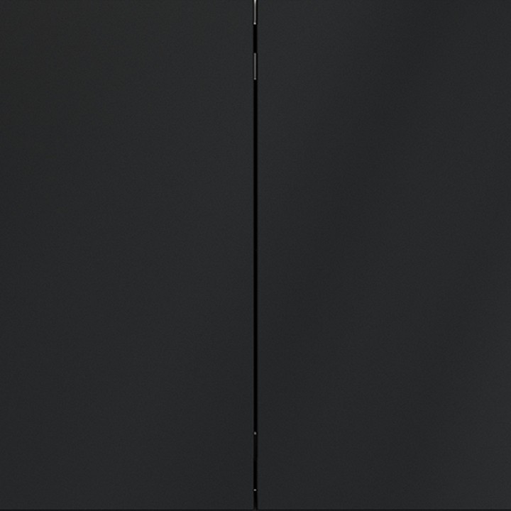 Выключатель двухклавишный без рамки voltum s70 vls020107