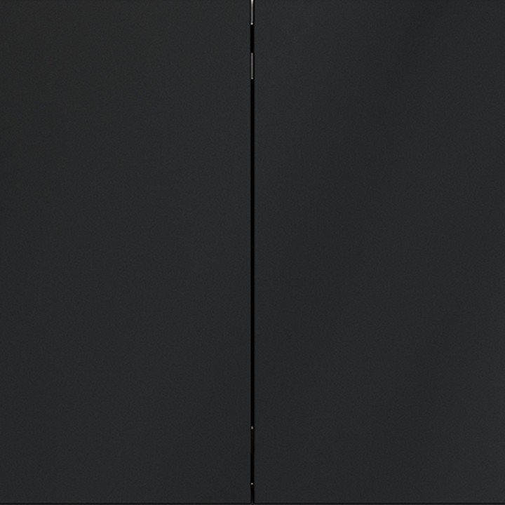 Выключатель двухклавишный без рамки voltum s70 vls020607