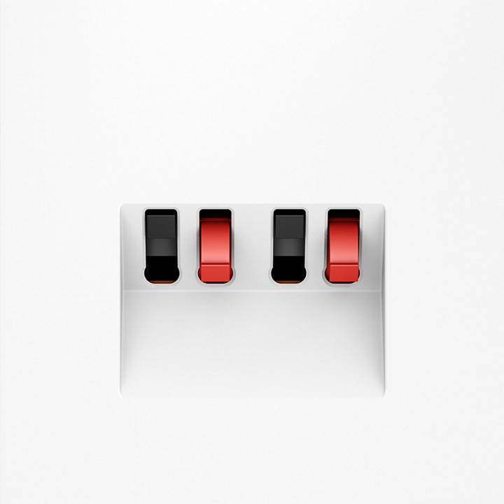 Розетка акустическая без рамки voltum s70 vls060302