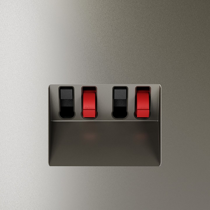 Розетка акустическая без рамки voltum s70 vls060304