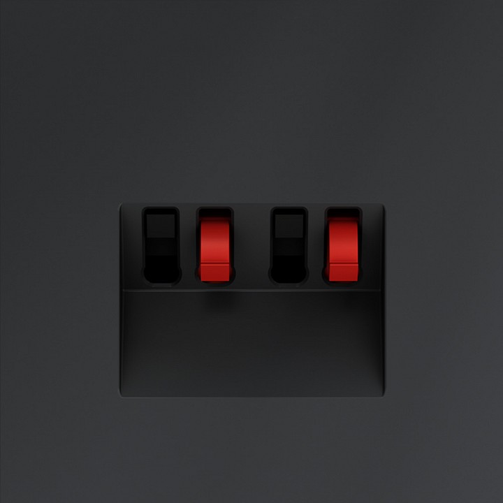 Розетка акустическая без рамки voltum s70 vls060307