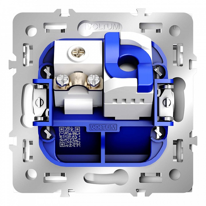 Выключатель для жалюзи без рамки voltum s70 vls060701