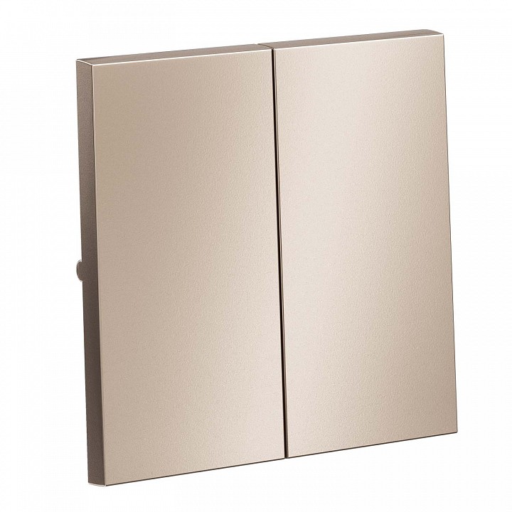 Клавиши для выключателя двухклавишного voltum s70 metal vlsm000310