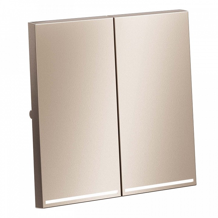 Клавиша для выключателя одноклавишного voltum s70 metal vlsm000410