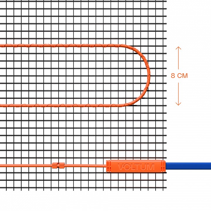 Нагревательный мат voltum т200 vlt01-200-7.0