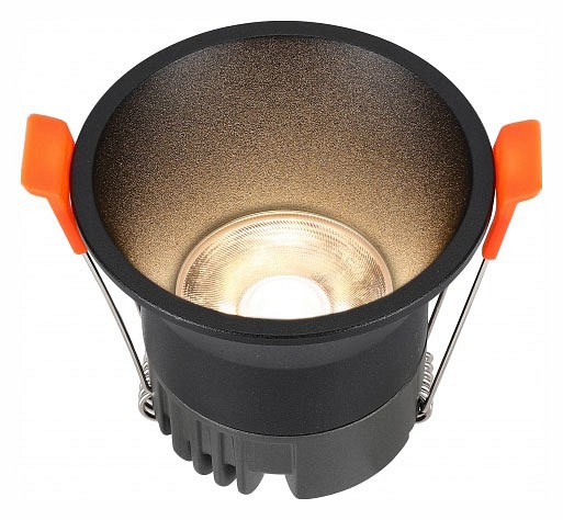 Встраиваемый светильник iledex technical mars 207-7w-d75-3000k-24dg-bk