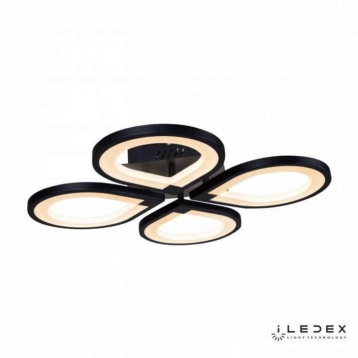 Потолочная люстра iledex clover 6885/4 bk