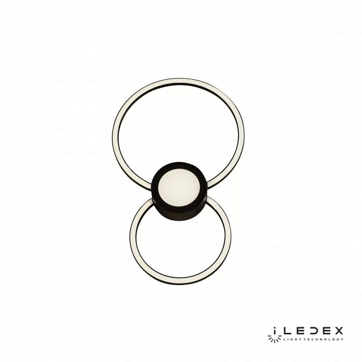 Накладной светильник iledex galaxy x046324 24w 3000k bk