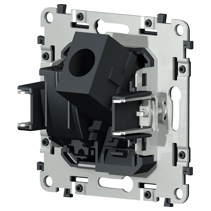 Механизм тв-розетки оконечные и розетки ethernet rj-45 со шторкам ambrella volt quant vm195