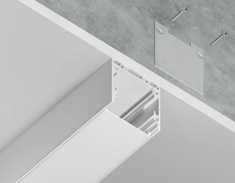 Короб накладной ambrella light profile system gp gp2500wh