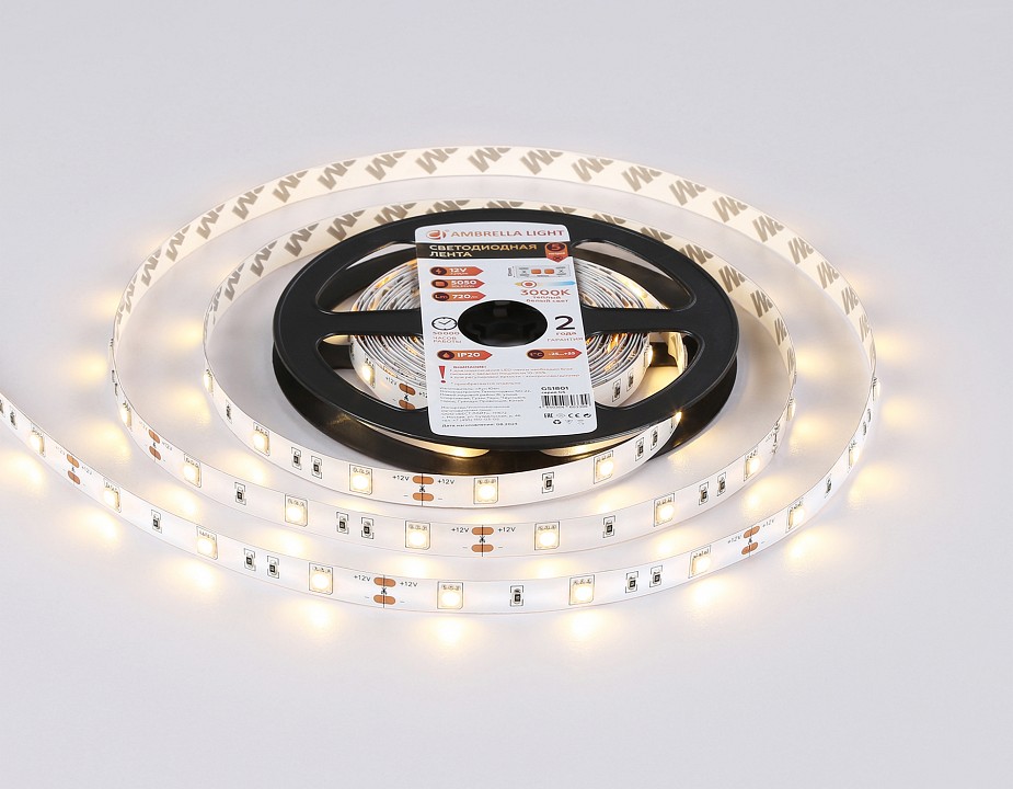 Лента светодиодная ambrella light gs gs1801