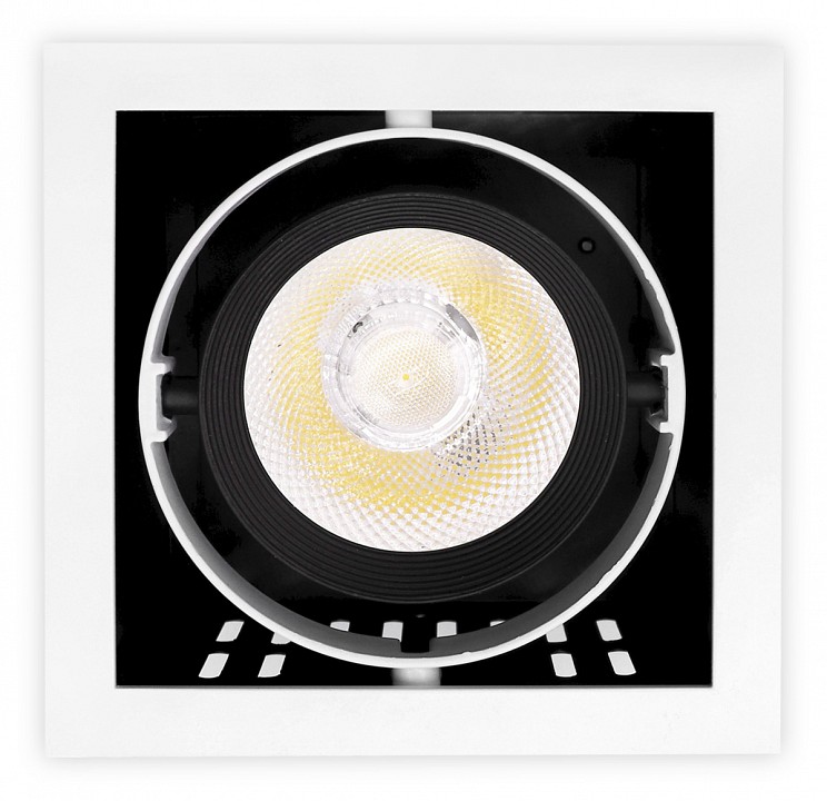 Встраиваемый светильник ambrella light cardano t811 bk/ch 12w 4200k