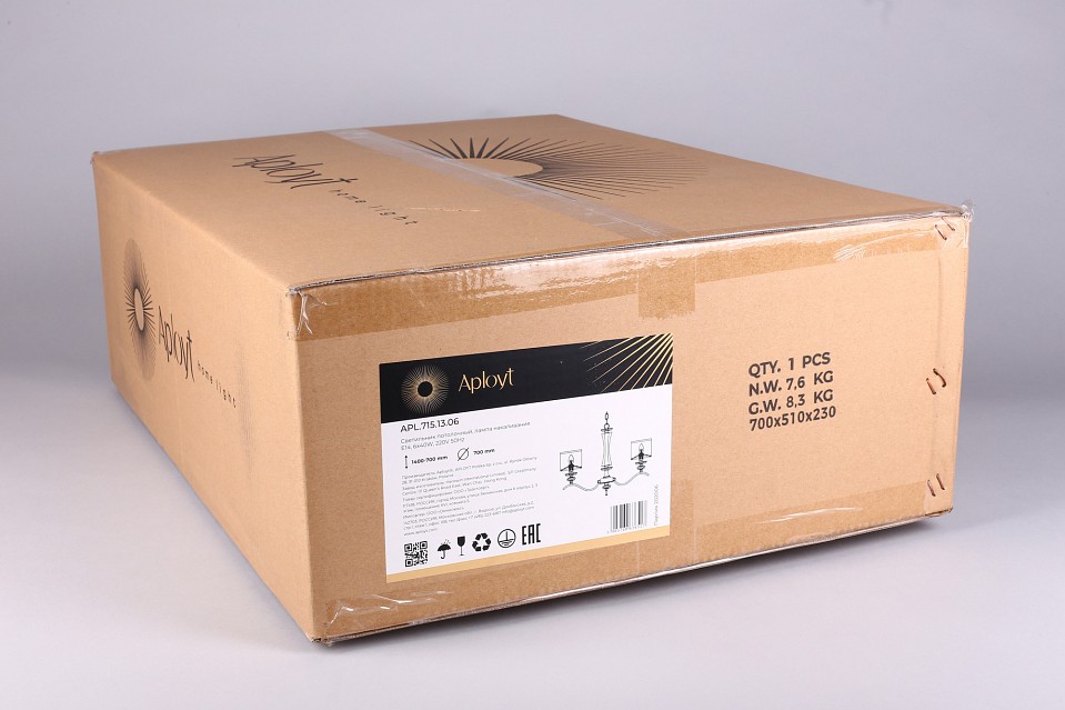 Подвесная люстра aployt okin apl.715.13.06