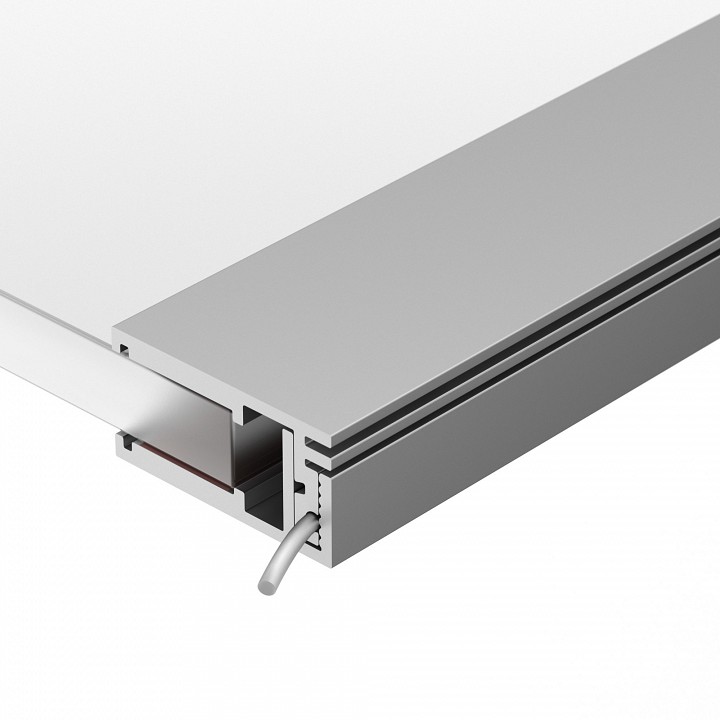 Профиль встраиваемый мебельный arlight klus-glass-810-2000 anod 019191
