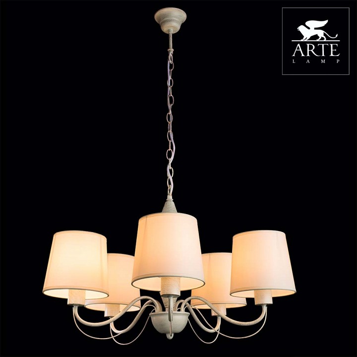 Подвесная люстра arte lamp orlean a9310lm-5wg