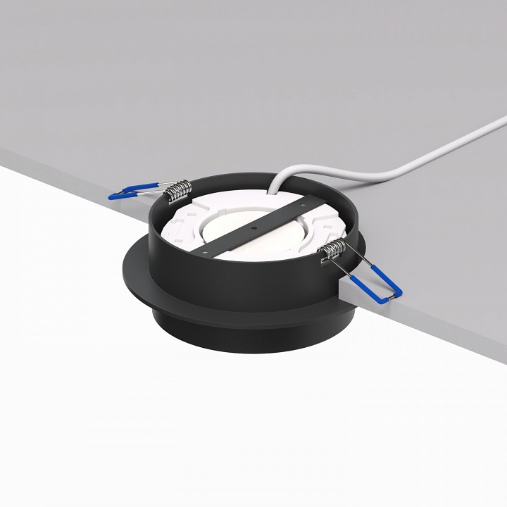 Встраиваемый светильник denkirs flat dk2090-bk