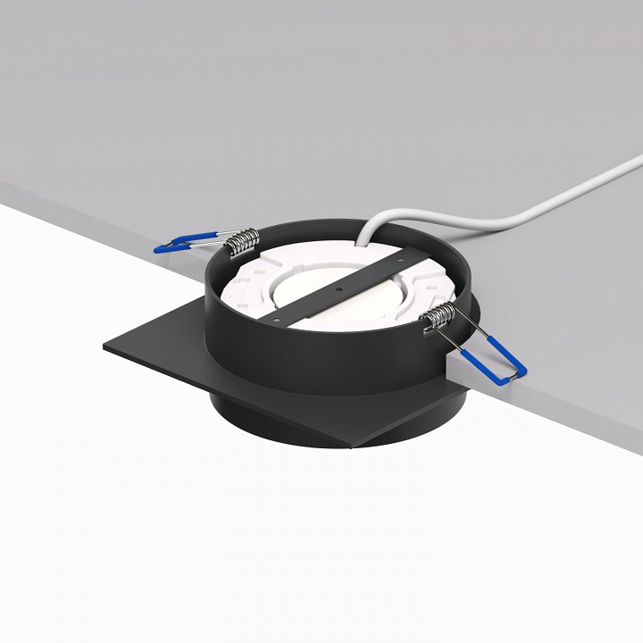 Встраиваемый светильник denkirs flat dk2091-bk