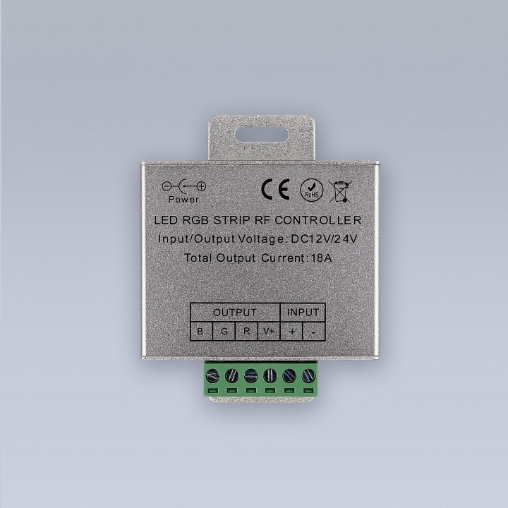 Контроллер-регулятор цвета rgb с пультом ду eleganz  1000