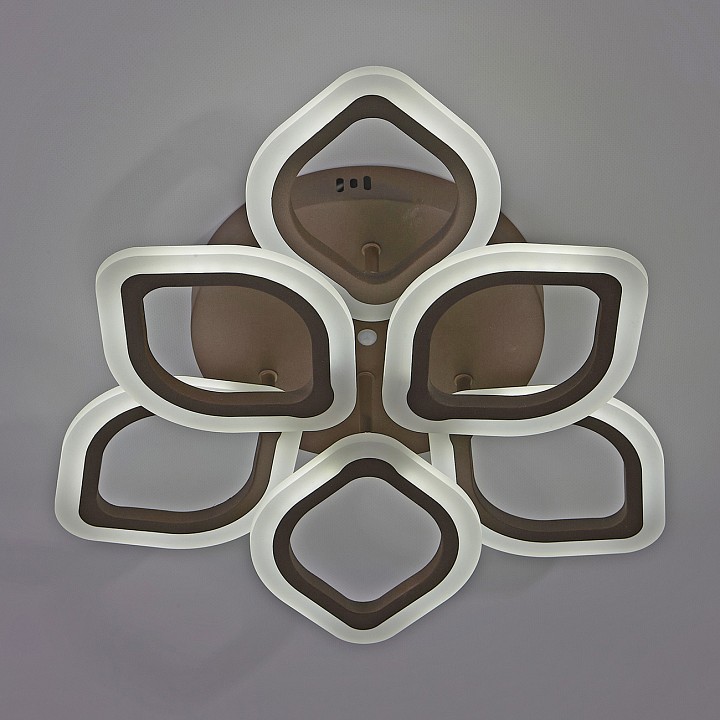 Потолочная люстра escada ella 10212/6led coffee 56w