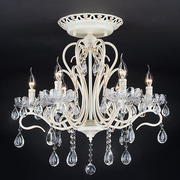 Потолочная люстра eurosvet etna 12205/6 белый strotskis