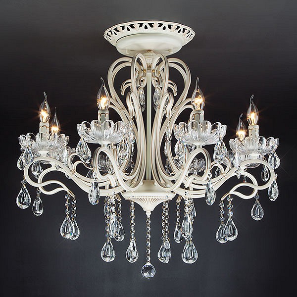 Потолочная люстра eurosvet etna 12205/8 белый strotskis