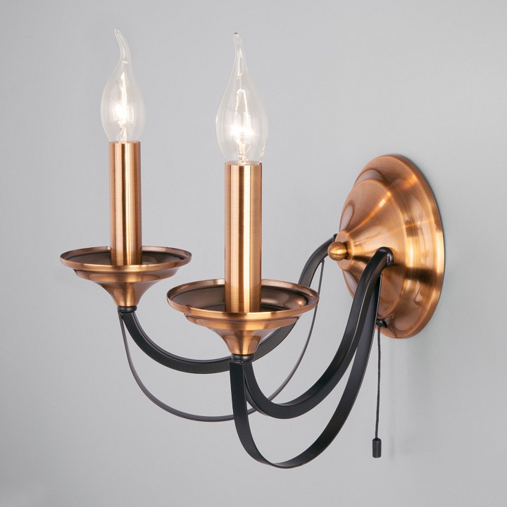 Бра eurosvet lazzaro 60098/2 черный